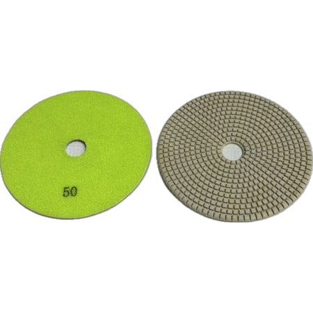 Vantage Product Flexible Risen Bond Dry Polishing Pad, Concrete Finishing, 5'' R-FB50050