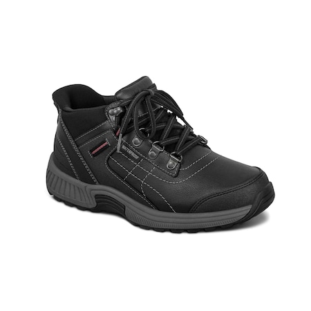 Orthofeet Carmel Wmn Hf Boot Blk, Size 8 90001