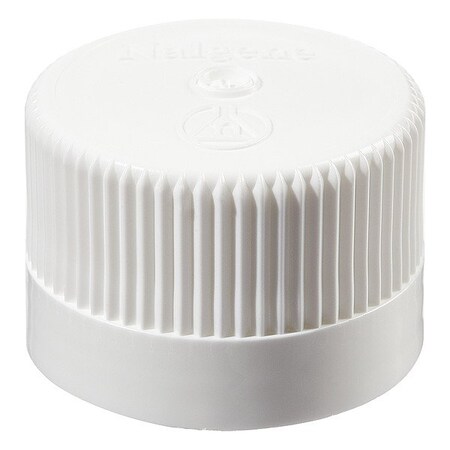 Nalgene Closure, White, 41 mm Dia, PK250 362150-1384