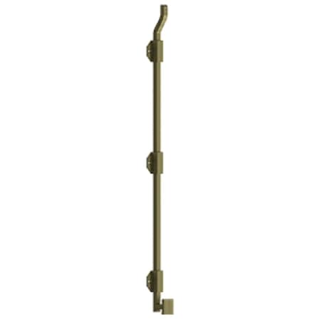 Deltana 26 Modern Offset Surface Bolt; Heavy Duty; Antique Brass Finish FPGM265