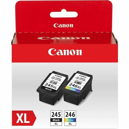 Canon PG-245XL/CL-246XL High-Yield Ink, Black/Color 8278B023