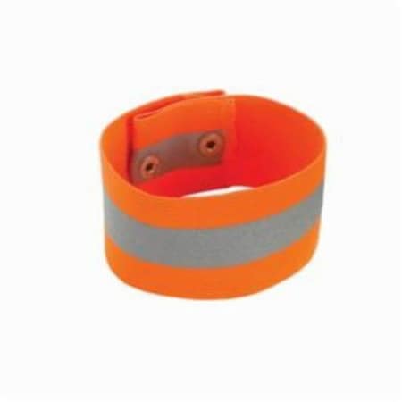 Glowear Arm/Leg Band series: 8001, Size L/XL, Button Snap Closure, Orange, Elastic 29012