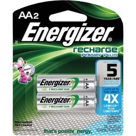 Energizer Power Plus AA Rechargeable Batteries, 2PK NH15BP-2