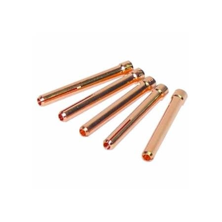 Best Welds Collet, Size 1/8 in, Used on 17, 18, 26 Torches, Standard 900-10N25