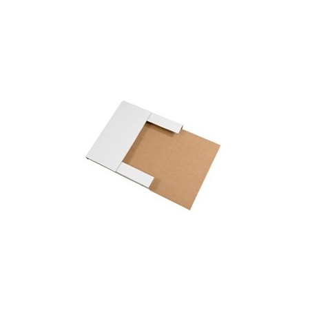 Bubblefast 50-12 1/2 x 12 1/2 x 1'' White Easy-Fold Mailers, 50PK BFM12121