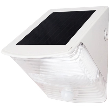 House Solar Powered Motion Activated Wedge Light, White HO468537