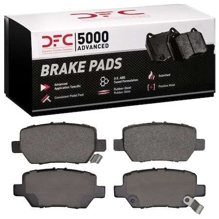 Dynamic Friction Co DFC 5000 Advanced Brake Pads - Ceramic 1551-1090-00
