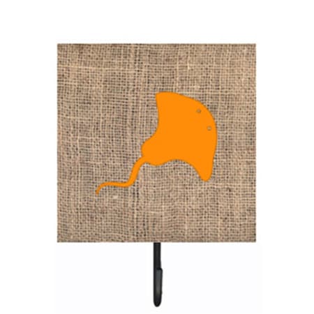 Carolines Treasures Stingray Burlap And Orange Leash Or Key Holder BB1095-BL-OR-SH4