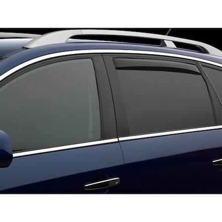 Weathertech Dark Tint, Rear Side Window Deflectors 81840IM