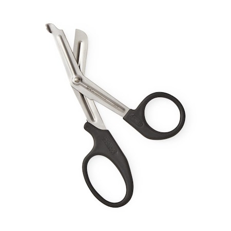 Medline Universal Bandage Scissors, Black, 7.5in (19 cm) MDS0895018