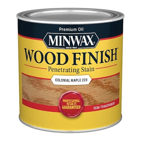 Minwax Wood Stain, 0.5 pt, Colonial Maple 222304444