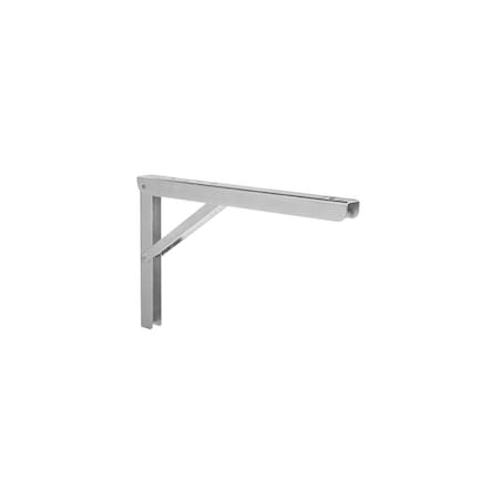Kv Shelf Bracket Folding 16" Zinc 206 ZC 16