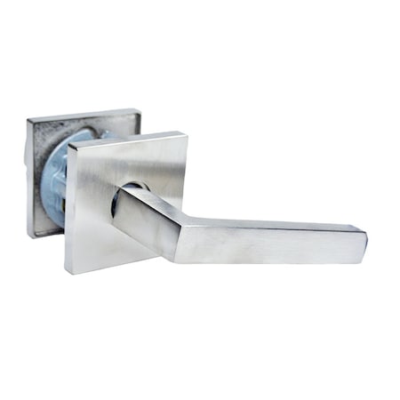 Baldwin Baldwin Preconfigured L023 Lever with R017 Rose Passage Lock with 2-3/8in Backset and Full Lip L023056PASS