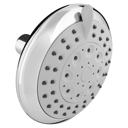 Stylewise Shower Head, Round, 1.8 gpm, 5 -Spray Function, Polished Chrome, 4-3/4 in Dia K703CP