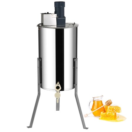 Vevor Electric Honey Extractor Beekeeping Equipment 2/4 Frames Stainless Steel DD-2/4