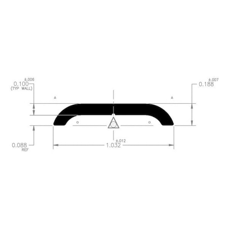 Ap Products NON INSERT FLAT TRIM- POLAR WHITE- 8 FT 021-87201-8