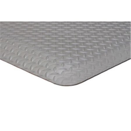 Buymats 3 x 10 ft. Supreme Diamond Foot Mat, Gray 39-165-0700-30001000