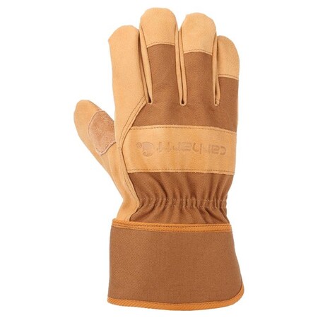 Carhartt Men's Indoor/Outdoor Work Gloves Brown XL, Pair GW0518MBROWN-XL