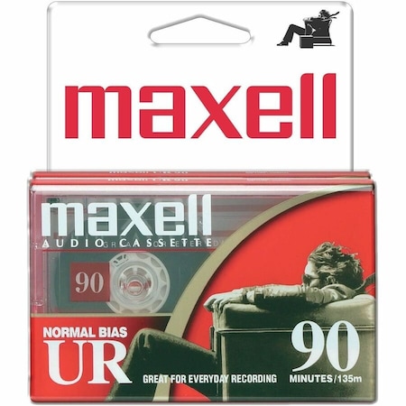 Maxell UR 90 Audio Cassette - 2 x 90Minute - Normal Bias 108527