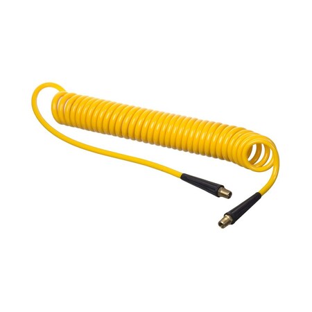 Kuriyama HSC2841 Series 3/8 in. ID and 24 ft Yellow Polyurethane Self-Store Tubing & Reinforced Hose HSC2841-06X30