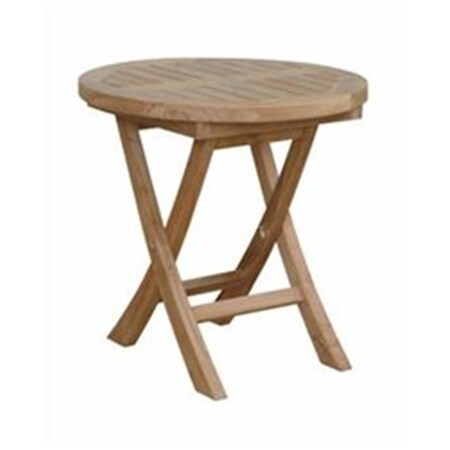 Anderson Teak Montage 20 in. Round Folding Table TBF-5080R