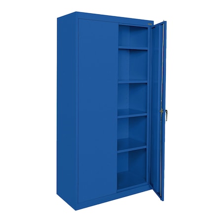 Sandusky Shelf Cabinet, 72 in H, 36 in W, 24 in D, Swing, Three-Point Locking, 4 Shelves CA41362472-06