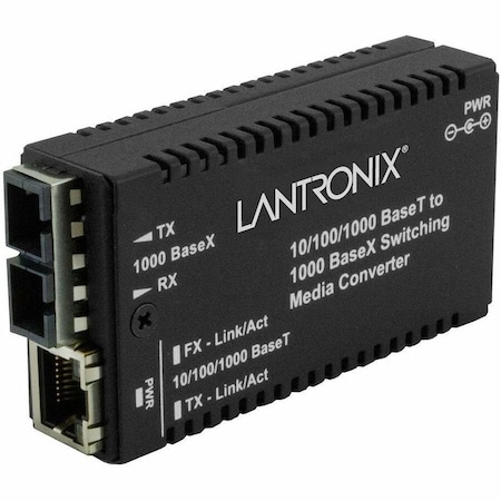 Transition Networks Mini 10/100/1000BT -1000BX Switch, SC SM, 3.3V M/GE-PSW-LX-01-NA