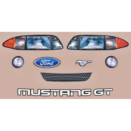 Five Star 915-410-ID Mini-Stock Nose Graphic Kit for 1993 Mustang FIV915-410-ID