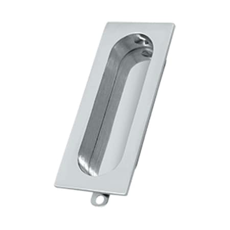 Patioplus 3.12 x 0.93 in. Rectangle Flush Pull, Bright Chrome - Solid PA843258