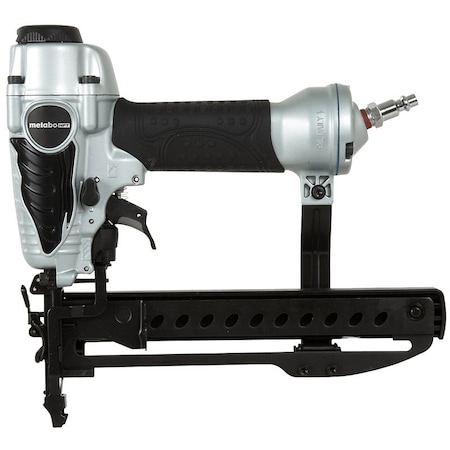Metabo Hpt N3804AB3 Stapler, 1/4 in Air Inlet, 125 Magazine, Narrow Crown Staple, 1/4 in W Crown, Aluminum N3804AB3M