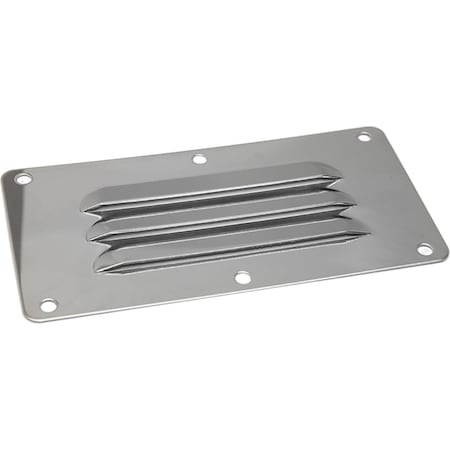 Powerhouse 9.12 x 4.62 in. Stainless Steel Louvered Vent PO1527881