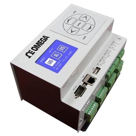 Omega Temperature, Process & Strain Data Logger, 24-CH, TC, RTD, Thermistor, mA, V I/P, 10 Vdc to 32 Vdc, OM-240