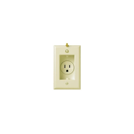 Pass & Seymour 15A IVY ClockReceptacle S3713ICC3