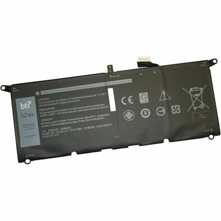 Battery Technology BTI 4-CELL 7.6V LI-ION NOTEBOOK BATTERY FOR DELL XPS 13 9370, 7390,  451-BCDX-BTI