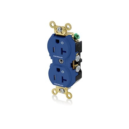 Leviton Extra Heavy Duty Controlled Duplex Receptacle 20 Amp, 125 Volt 5362-2PB