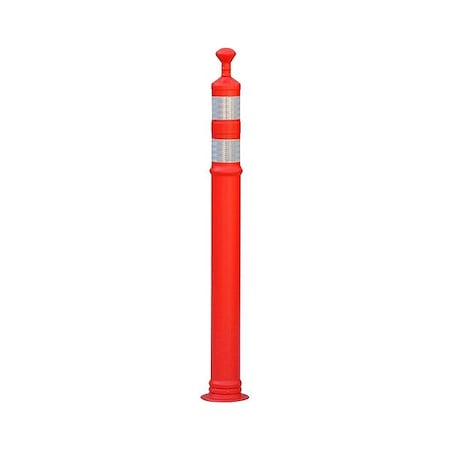 Traffix Devices/Vizcon Delineator, Orange, LDPE 42133-TSO-RH