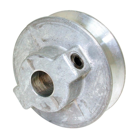 Dial 2.25 x 0.5 in. Zinc Silver Fixed Motor Pulley 4303921