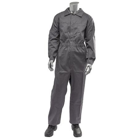 Pip AR/FR Dual Certified Economy Coverall with Zipper Closure, 9 Cal/cm2 9100-2000E-GR/M