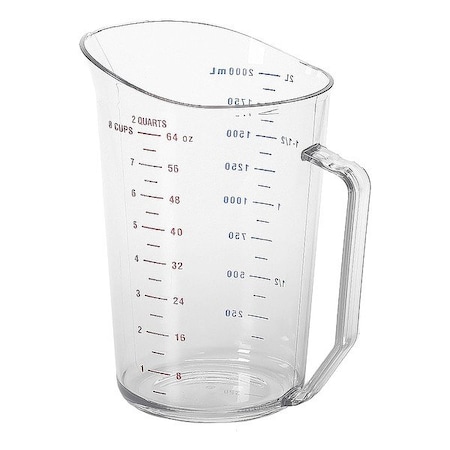 Cambro Measuring Cup, PK 12 CA200MCCW135
