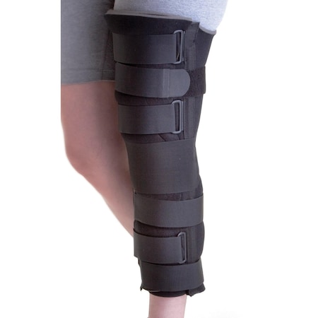 Medline Deluxe Cut-Away Knee Immobilizer, 22in, Universal ORT2421022