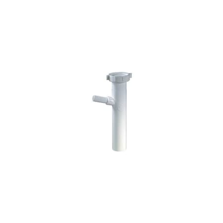 Master Plumber Dishwasher Branch Baffled Tailpiece, White Plastic 565-033