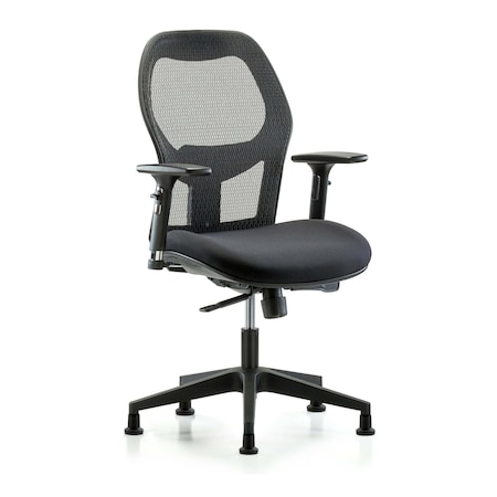 Blue Ridge Ergonomics Executive Mesh Chair, 3D, Arms Glides BR-EXE-MDHCH-RG-H0-A2-RG