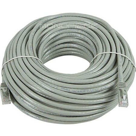 Monoprice CAT6 UTP NETWORK CABLE_ 100FT GRAY 9803