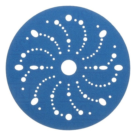 3M Hook-and-Loop Sanding Disc, Ceramic, 120 Grit, Coated Type, 321U 36174