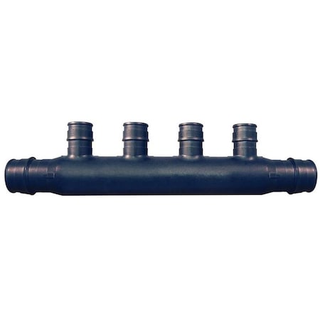 House 0.75 in. 4 Port Pipe Manifold, Open End HO436153