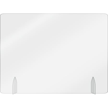 Aarco Polycarbonate Freestanding Protection Shield FPT1824PC