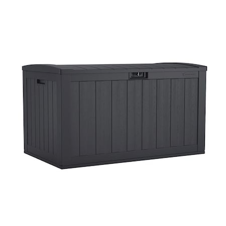 Suncast 55 in. W X 28 in. D Gray Plastic Deck Box 134 gal BMDB1340