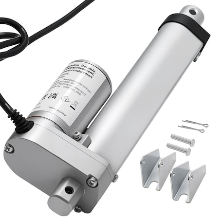 Vevor 12V Linear Actuator 4-inch Stroke 0.6 in/s Linear Actuator 225lbs/1000N IP54 OK648