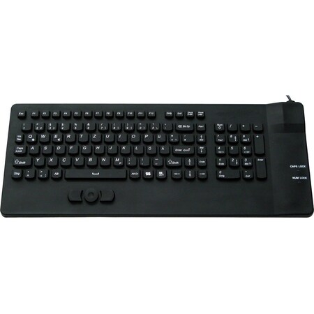 Ergoguys DSI Waterproof IP68 WIRED KEYBOARD WITH INTEGRATED MOUSE POINTER KB-JH-IKB108