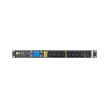 Eaton Managed rack PDU, 1U, C20 input, 3.84 kW max, 200-240V, 16A, 10 ft cord, Single-phase,  EMAT10-10